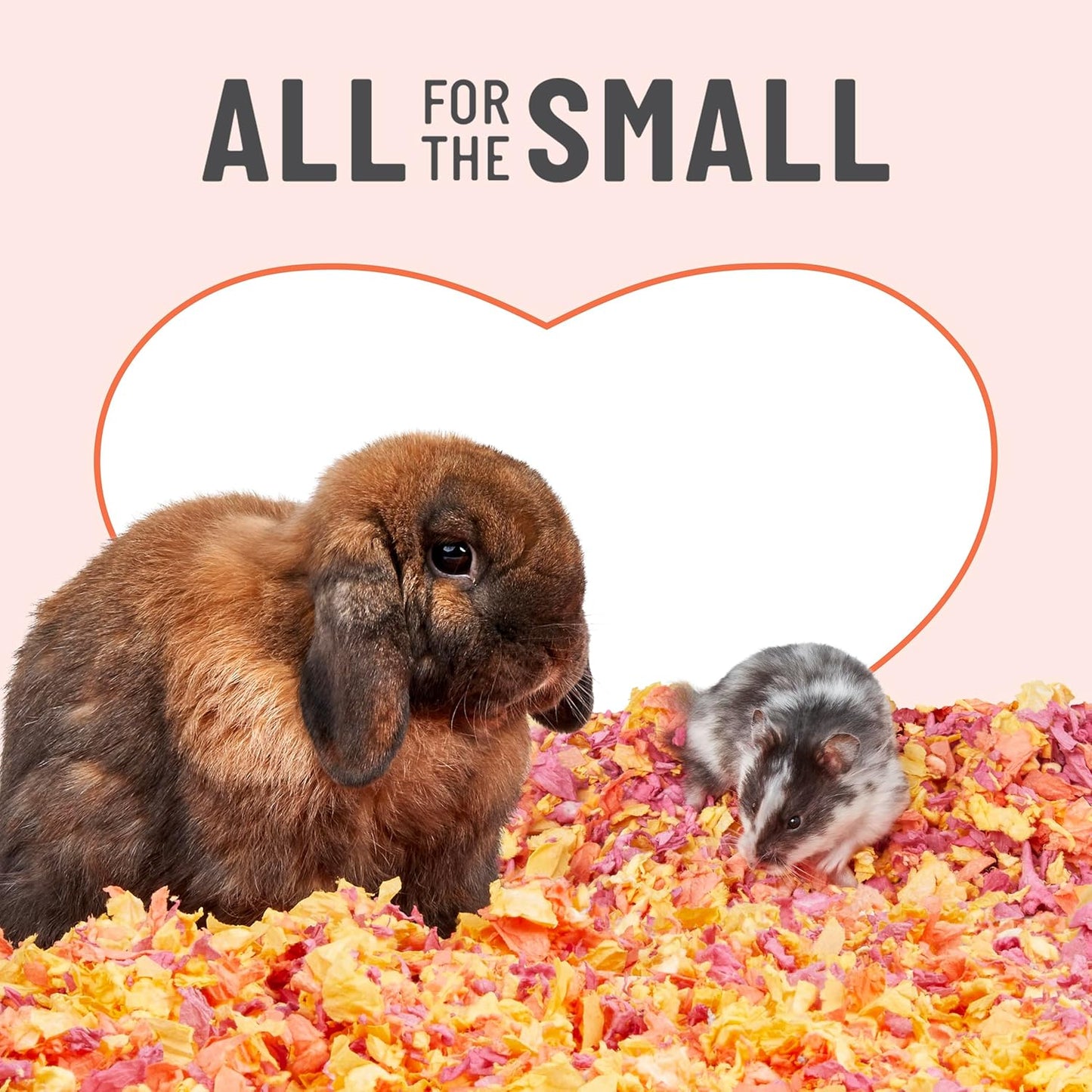 Clean & Cozy Colors, Small Animal Bedding with Extreme Odor Control, Sunset, 24.6 Liters