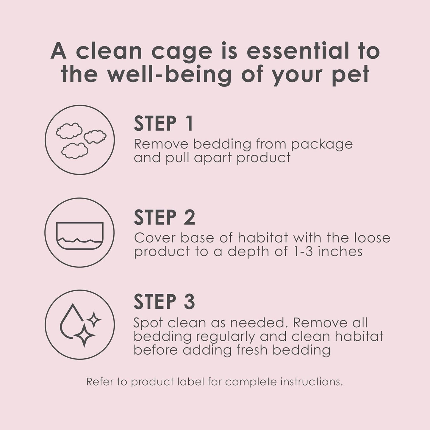 Clean & Cozy Colors, Small Animal Bedding with Extreme Odor Control, Sunset, 24.6 Liters