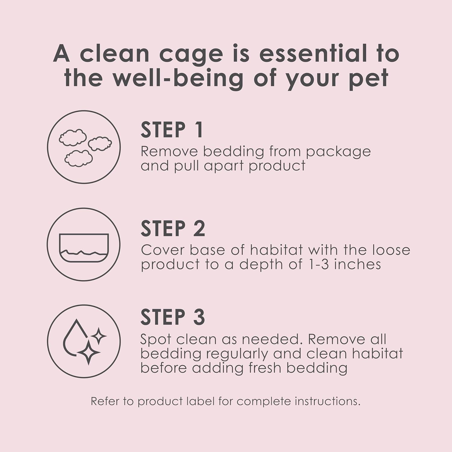 Clean & Cozy Colors, Small Animal Bedding with Extreme Odor Control, Sunset, 24.6 Liters