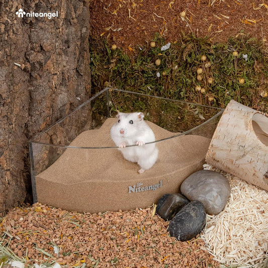 Hamster Desert Bath Sand | No-Dust Bath or Potty Litter Sand for Hamster Chinchillas Gerbil Mice Degu or Other Small Pets