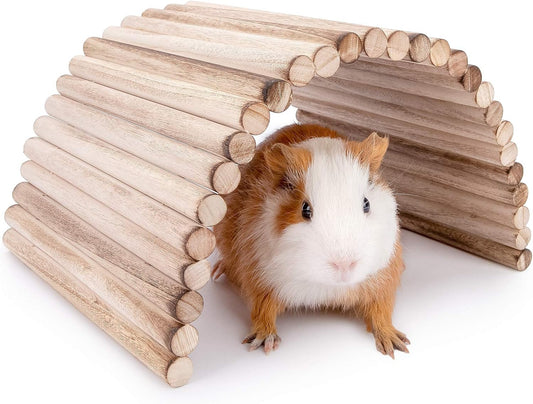 Small Animal Climbing Toys - Suspension Bridge Ladder for Hamsters Gerbils Mice Rats Guinea Pigs or Other Small Pets (15.7'' X 7.8'')