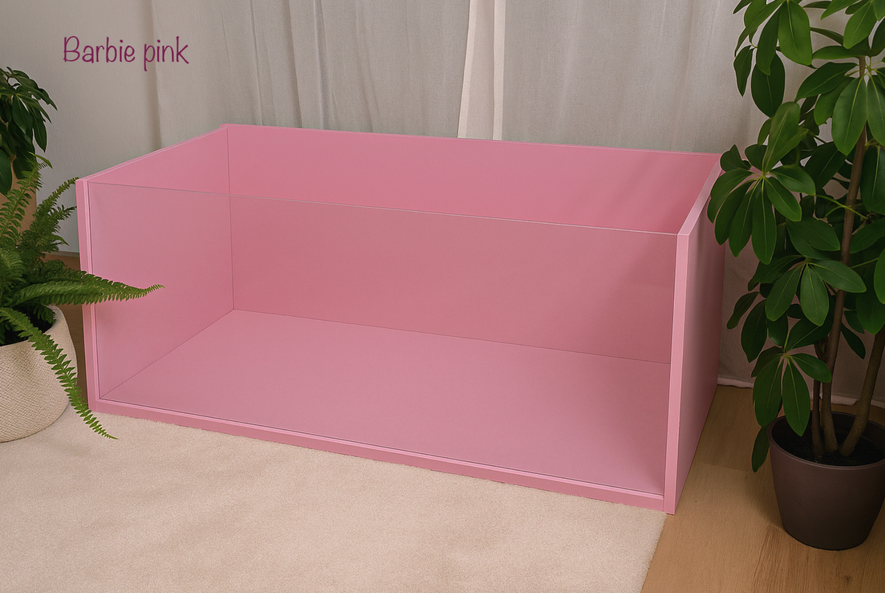 pink hamster cage